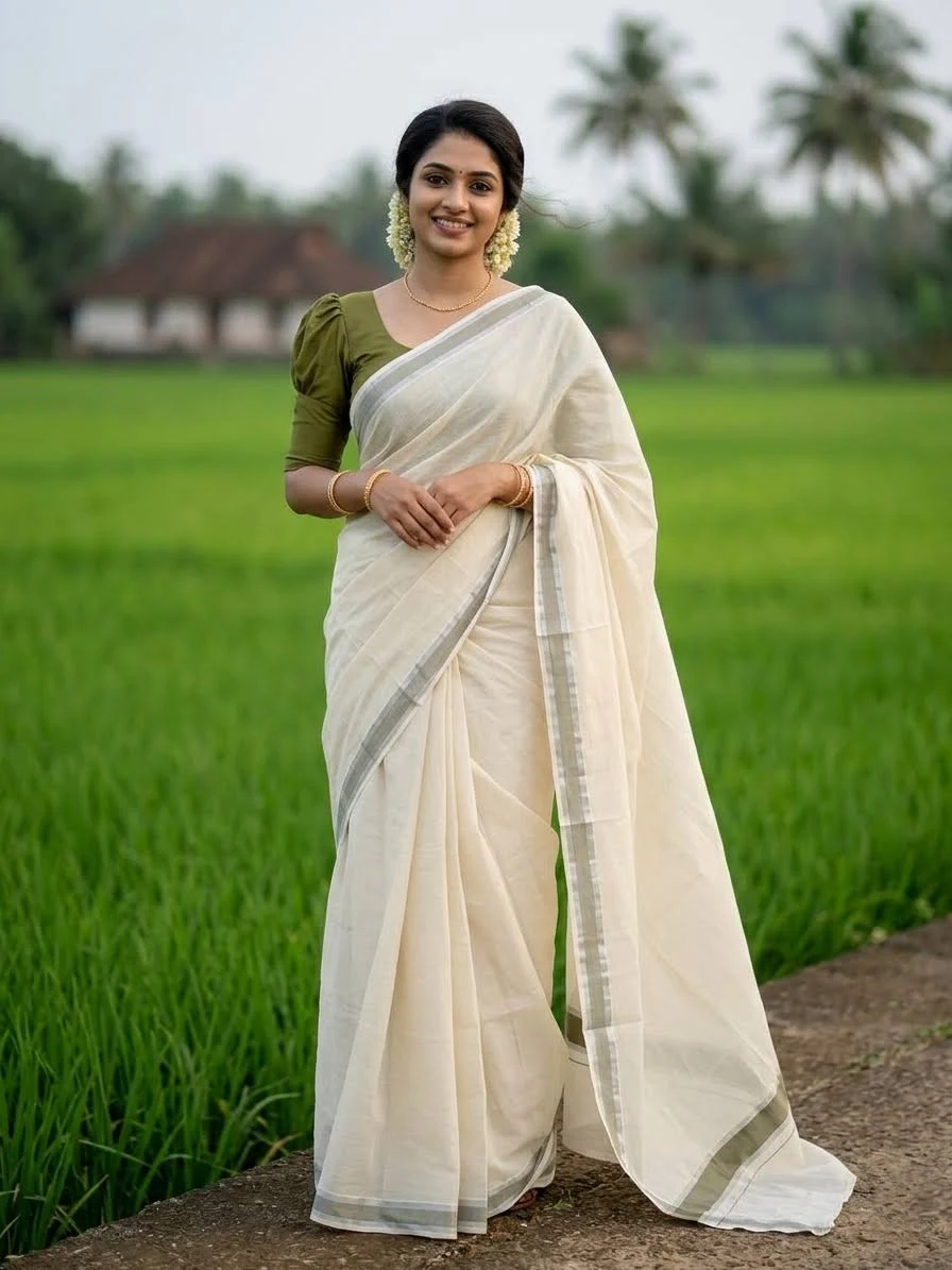 Women's Trendy Cotton Silk Saree